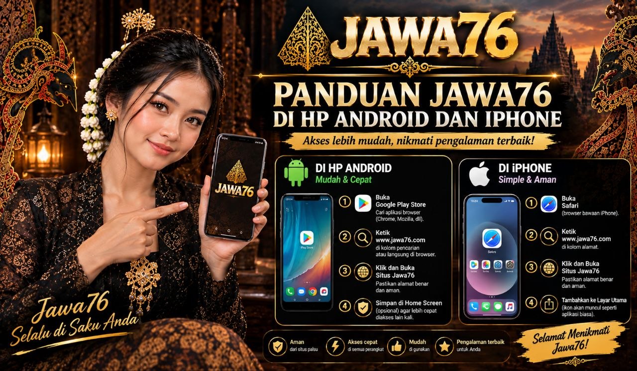 Panduan Jawa76 di HP Android dan iPhone
