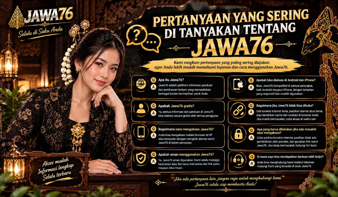 Pertanyaan yang Sering Ditanyakan mengenai Jawa76
